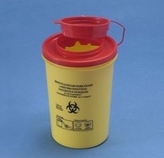 NAALDENCONTAINER ( 0,6 LITER ) 10 STUKS