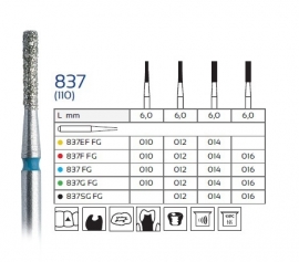 837 CILINDER, EASY DENTAL, 5 STUKS