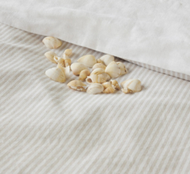 Dekbedovertrek Newport Stripe zand/beige 200*220
