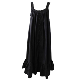 Romantisch nachthemd broderie Jodie zwart