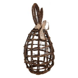 Rotan ei met konijnenoren 23*22*45