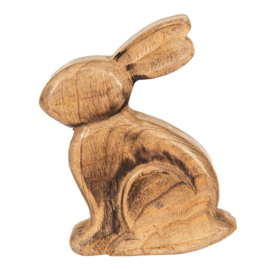 Houten decoratie konijn (L) 17*4*20