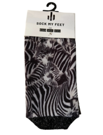Dames sokken zebra mt. 39-42