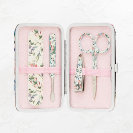 Vintage manicure set roosjes