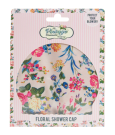 Vintage shower cap roosjes