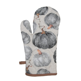 Ovenhandschoen pompoen grijs