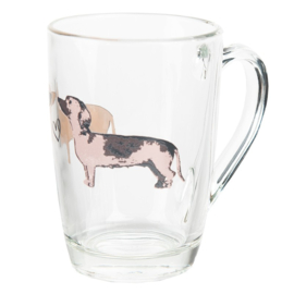 Theeglas Dachshund Love 300ml