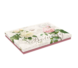 Kunststof placemats (4) bloemen Botanic