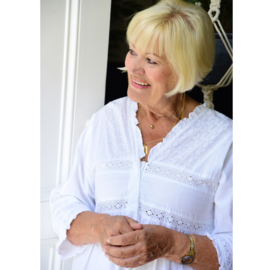 Romantisch nachthemd broderie Elizabeth