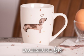 Servies Dachshund Love