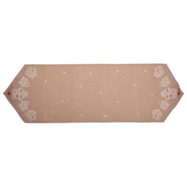 Tafelloper Kerst Gingerbread 50*160
