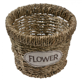Manden set van 2 Flower rond 16-13cm
