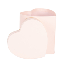 Geschenkdoos hartvorm roze 10*10*10