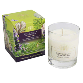 Geurkaars Patchouli & Cederwood