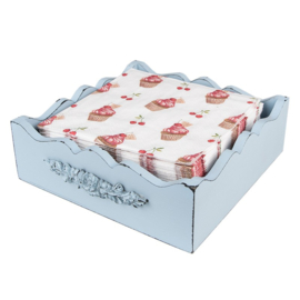Papieren servetten (20) Cherry Cupcakes