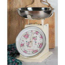 Retro keukenweegschaal Lisa beige