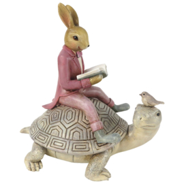 Decoratie Bunny op schildpad