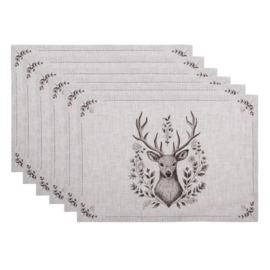 Stoffen placemats (6) Gentle Wilderness