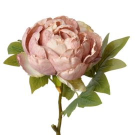 Kunstbloem Pioenroos roze