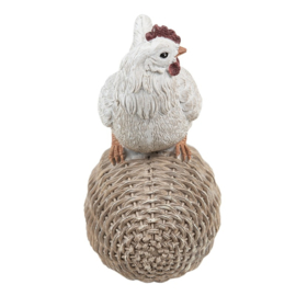 Decoratie ei met kippetje