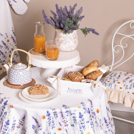 Stoffen placemats Lavender Fields Easter (6)