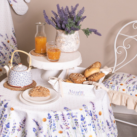 Stoffen placemats Lavender Fields (6)