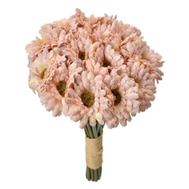 Bosje met 18 Gerbera’s roze 30cm