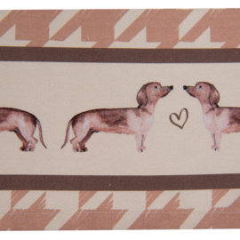 Keukendoek Dachshund Love model 2