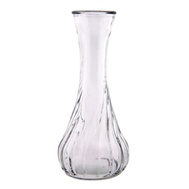 Set van 3 glazen vaasjes incl dop