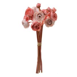 Bosje kunstbloemen Ranonkels 27cm