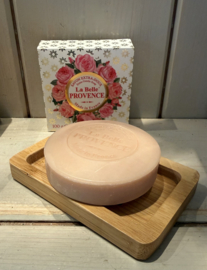 Zeep rond in doosje 100 gr. Rozen