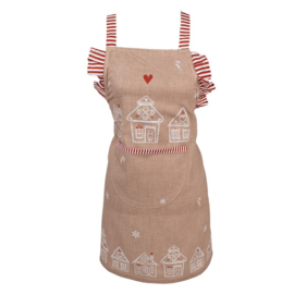 Kinder keukenschort Kerst Gingerbread