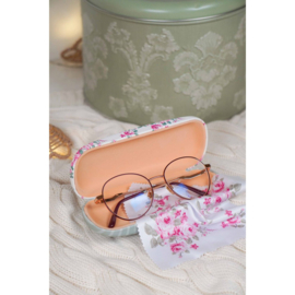 Brillenkoker Bella met roosjes motief