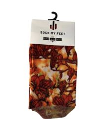 Dames sokken herfst bloesem mt. 39-42
