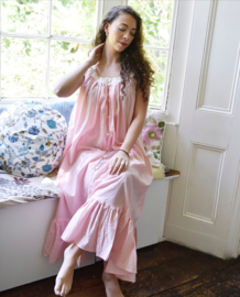 Romantisch nachthemd broderie Jodie roze