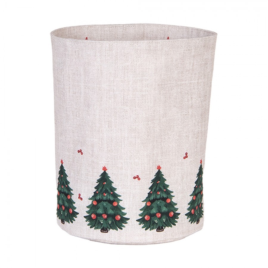 Broodmandje rond Traditional Christmas