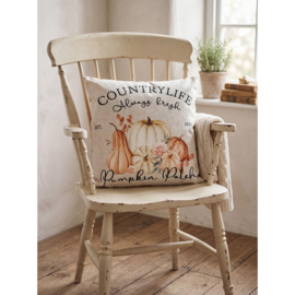 Sierkussenhoes Countrylife pompoen 45*45