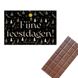 Chocoladereep Fijne Feestdagen