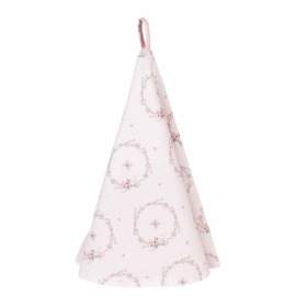 Ronde keukendoek Floral Easter Bunny