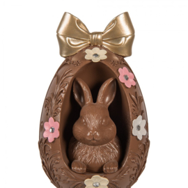 Decoratie ei met konijn 12*26