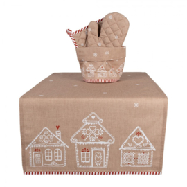 Tafelloper Kerst Gingerbread 50*140