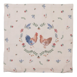 Kussenhoes Chicken and Rooster 40*40