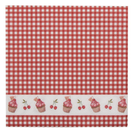 Papieren servetten (20) Cherry Cupcakes