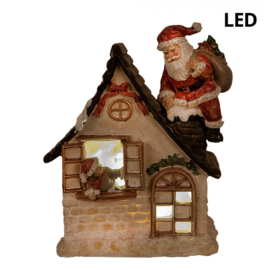 Decoratie huis met Kerstman LED