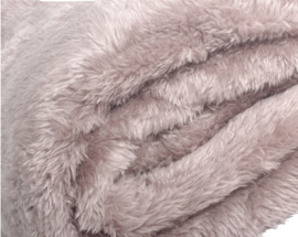 Teddy plaid poeder roze 150*200