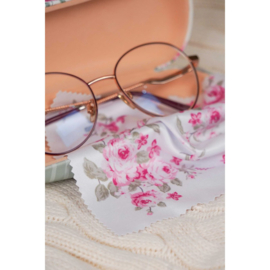 Brillenkoker Bella met roosjes motief