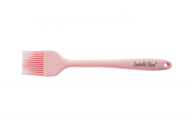 Pastelroze silicone borstel 21cm