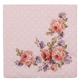 Papieren servetten (20) Dotty Rose