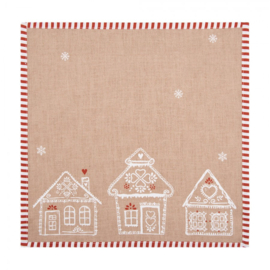 Stoffen servetten (6) Kerst Gingerbread