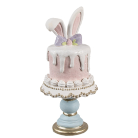 Decoratie taart met konijnen oren 9*19